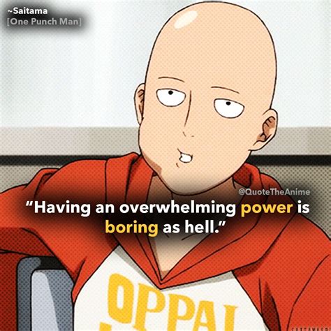 saitama quotes|20 Saitama Quotes from the Anime 'One Punch Man' .